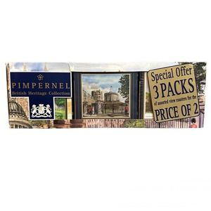 Vintage Pimpernel British Heritage Coaster Set (24 NWT)